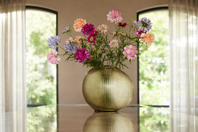 Emerald Kunstbloem Duifkruid 77cm peach