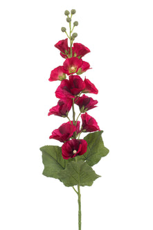 Emerald Kunstbloem Alcea fuchsia 105cm