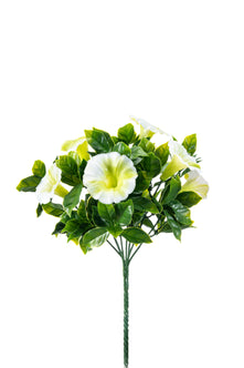 Emerald Kunstplant Petunia UV 27cm wit