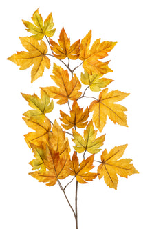 Emerald Kunsttak Esdoorn blad 110cm geel