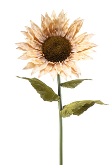 Emerald Kunstbloem Zonnebloem XL 90cm beige