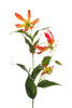 Emerald Kunstbloem Gloriosa 75cm oranje