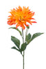 Emerald Kunstbloem Dahlia oranje 60cm