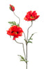 Emerald Kunstbloem Klaproos rood 90cm