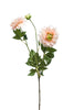 Emerald Kunstbloem Dahlia 72cm peach/roze