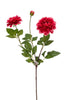 Emerald Kunstbloem Dahlia x3 72cm fuchsia