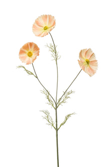 Emerald Kunstbloem Cosmos 80cm licht peach