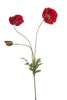 Emerald Kunstbloem Klaproos rood 75cm