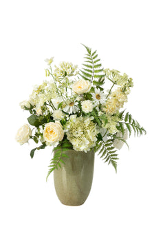 Emerald Kunstboeket White Bloom