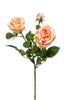 Emerald Kunstbloem Roos 58cm peach/roze